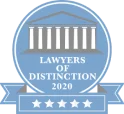 Lawyers of Distinction 2020 badge